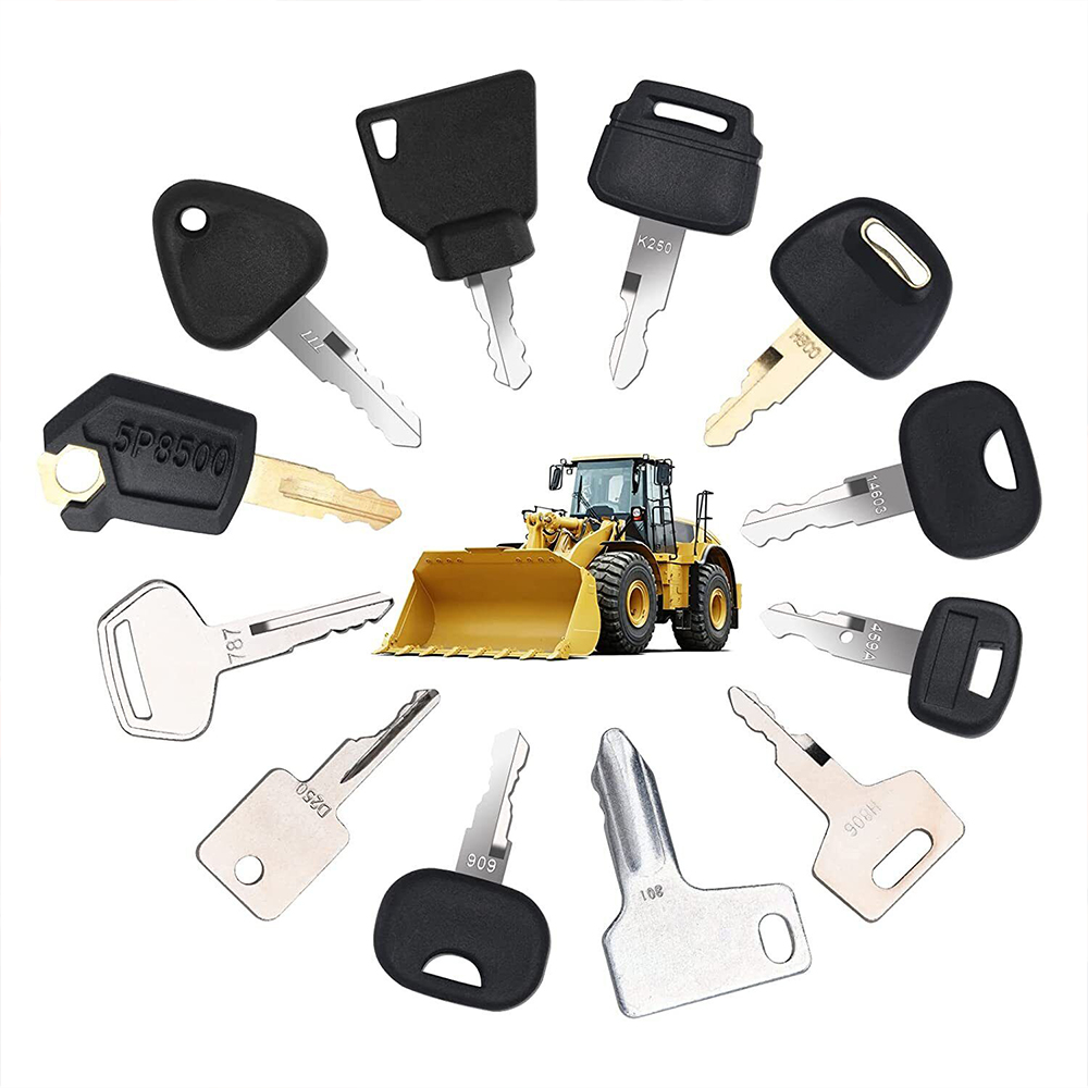 Heavy Equipment Key Set - 12Pcs Schwere Ausrüstung Bau Zündschlüssel Set