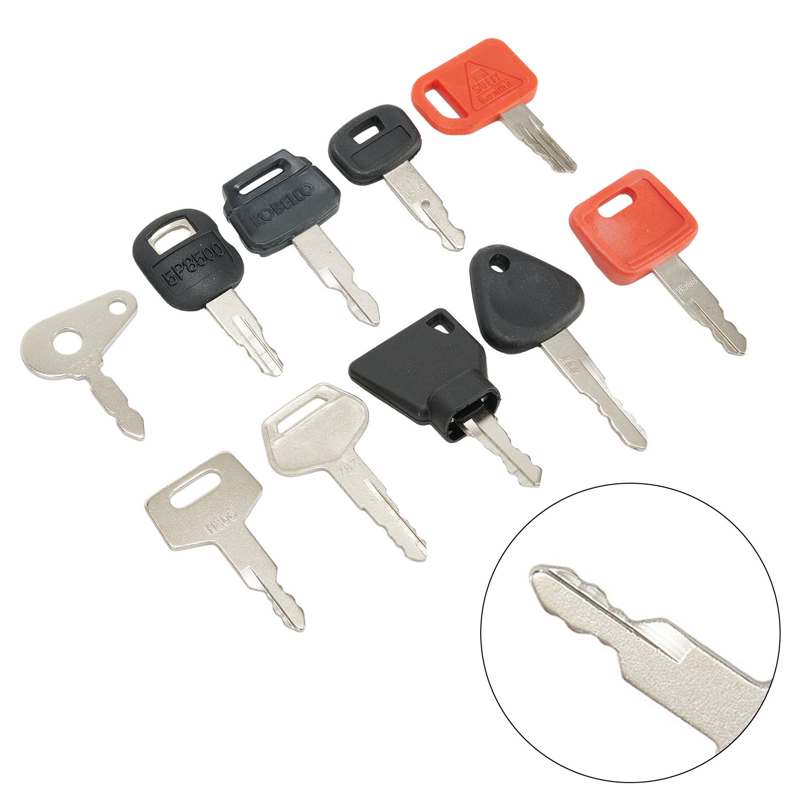 10 Schlüssels atz Haupt schlüs – Heavy Equipment Key Set Bewertung und Preis